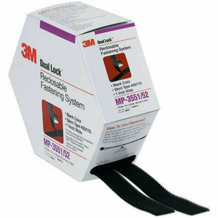 SCOTCHMATE 1 in. x 15 ft. Black MP3526N-MP3527N Combo Pack Fasteners DK3M162